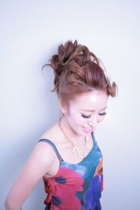 太田市　美容室　プニムでのヘアセット